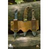 Rogue Knife Set Holder - Brown