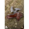 Black Shuriken Holder - Brown