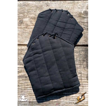 Medieval Warrior Gambeson Sleeves - Short - Black