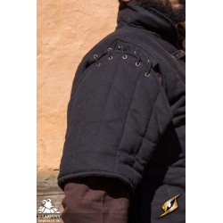Medieval Warrior Gambeson Sleeves - Short - Black