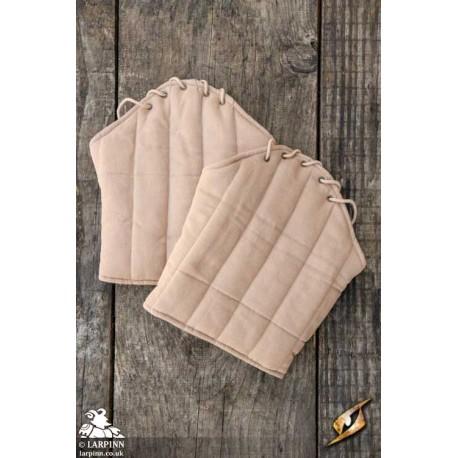 Medieval Warrior Gambeson Sleeves - Short - Beige