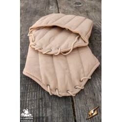 Medieval Warrior Gambeson Sleeves - Short - Beige