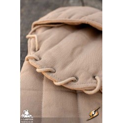 Medieval Warrior Gambeson Sleeves - Short - Beige