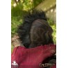 Carnal Orc Mask with Hair - Red
