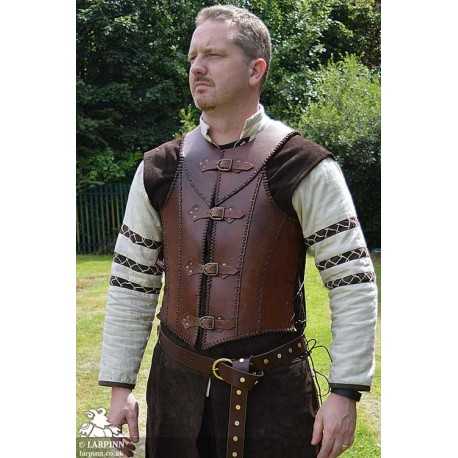 Veteran Leather Armour - Brown - Large