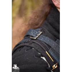 Ranger Leather LARP Armour - Suede - Black