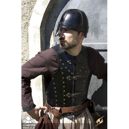 Soldier Leather Armour - Black - Medium