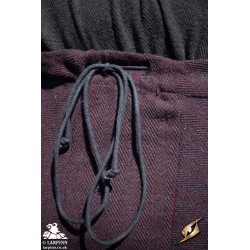 Arvid Trousers - Burgundy Grey