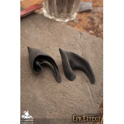 Epic Effect Dark Elf Ears - Small - Black Latex