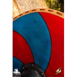 Gastir Shield - Blue & Red - 30IN - LARP