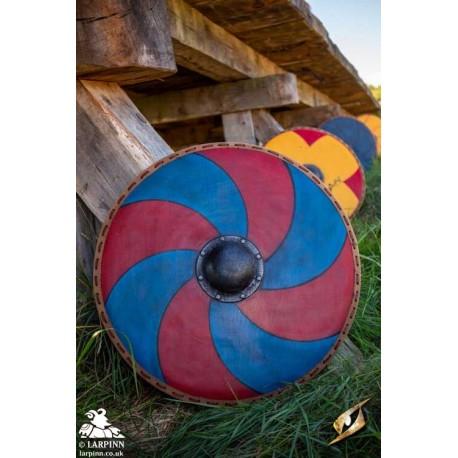 Gastir Shield - Blue & Red - 30IN - LARP