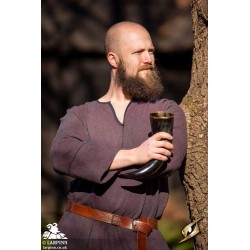 Arvid Tunic - Burgundy Grey