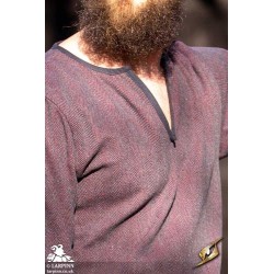 Arvid Tunic - Burgundy Grey