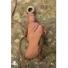 Skinner Throwing Dagger and Holder - Brown