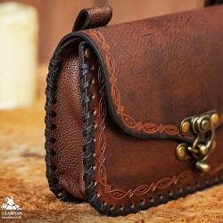 Sylleth Leather Belt Pouch - Brown