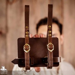 Caleb Book Harness - Brown