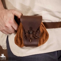 Lazarus Leather Coin Pouch - Brown