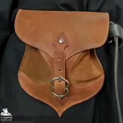 Myloch Leather Belt Pouch - Brown
