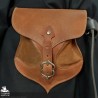Myloch Leather Belt Pouch - Brown