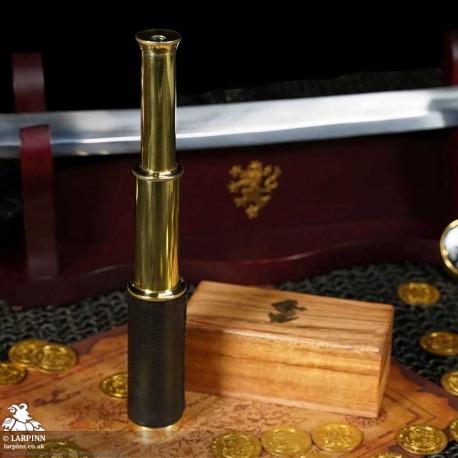 Collapsable Spyglass with Wooden Box