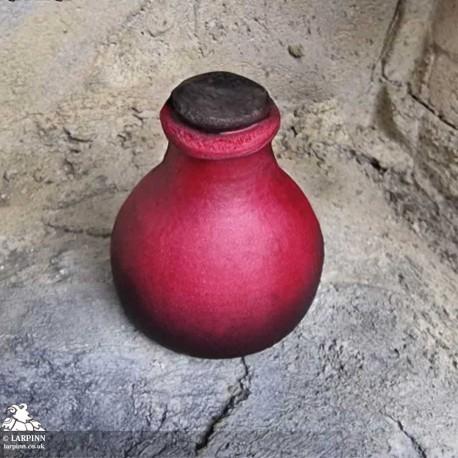 Yanif Potion Bottle - Red - Coreless LARP Throwing Weapon