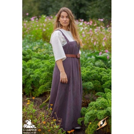 Frida Dress - Burgundy Grey