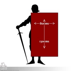 Reinforced Tower Shield - 52IN x 32IN - LARP