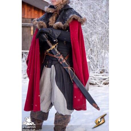 Knight Scabbard - Faux Leather - Black