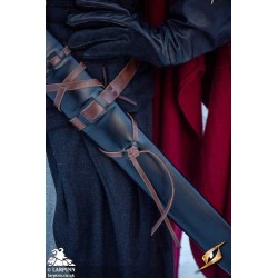 Knight Scabbard - Faux Leather - Black