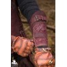 Ranger Leather LARP Bracers - Suede - Brown