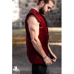Heinrich Doublet Vest - Red