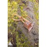 LARP Weapon Scabbard Hook - Elven - Brown