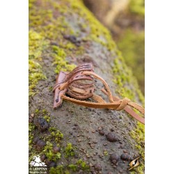 LARP Weapon Scabbard Hook - Elven - Brown