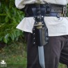 Earl Half Dagger Scabbard with Popper - Black