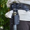Earl Half Dagger Scabbard with Popper - Black