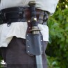 Earl Half Dagger Scabbard with Popper - Brown