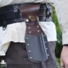 Earl Half Dagger Scabbard with Popper - Brown
