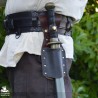 Earl Half Dagger Scabbard with Popper - Brown