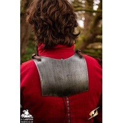 Landsknecht Gorget - Dark Metal Plate Armour