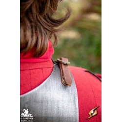 Landsknecht Gorget - Dark Metal Plate Armour