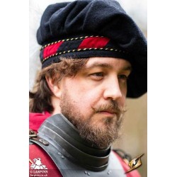 Landsknecht Gorget - Dark Metal Plate Armour