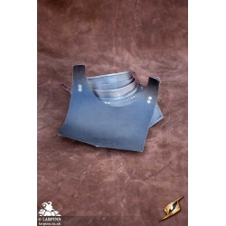 Landsknecht Gorget - Dark Metal Plate Armour