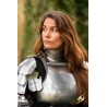 Landsknecht Gorget - Plain Steel Plate Armour