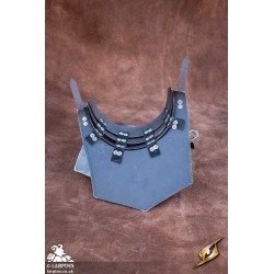 Landsknecht Gorget - Plain Steel Plate Armour