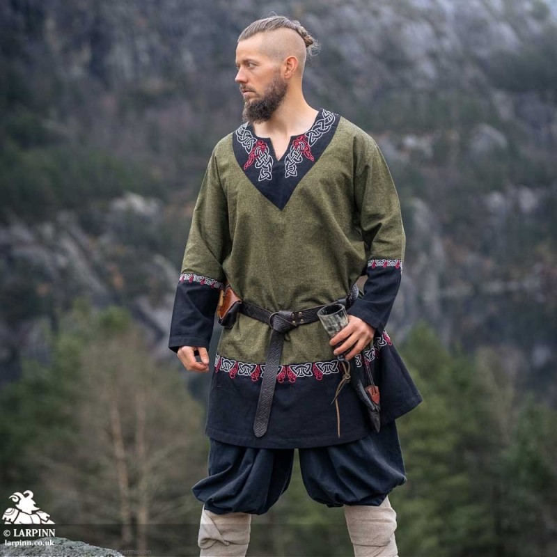 Freydis Viking Tunic - Olive