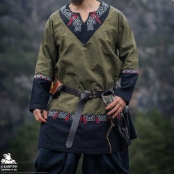 Freydis Viking Tunic - Olive
