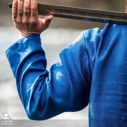 Halvar Linen Tunic - Blue