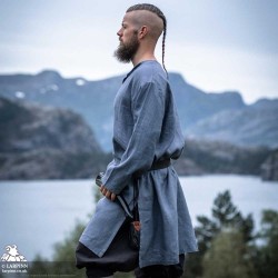 Halvar Linen Tunic - Grey