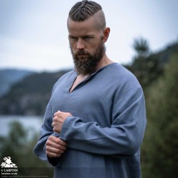 Halvar Linen Tunic - Grey