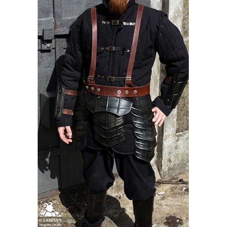 Dark Drake Upper Leg Armour - Epic Dark Metal